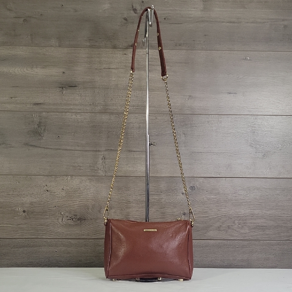 Rebecca Minkoff Brown Leather Crossbody  Shoulder Bag